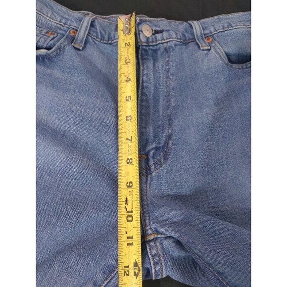 Levis 511 Jeans Mens 38x32 Premium Light Blue Washed Big E Red Tab  READ - Picture 12 of 16